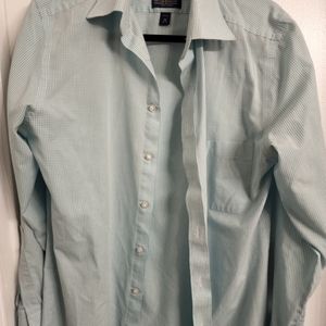 Stafford Coolmax Mens Button Down Collar Long Sleeve Wrinkle Free Stretch Dress